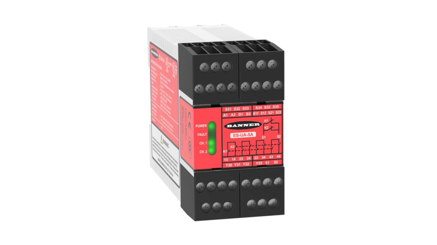 Safety Relay Module for E-Stop/Rope Pull
