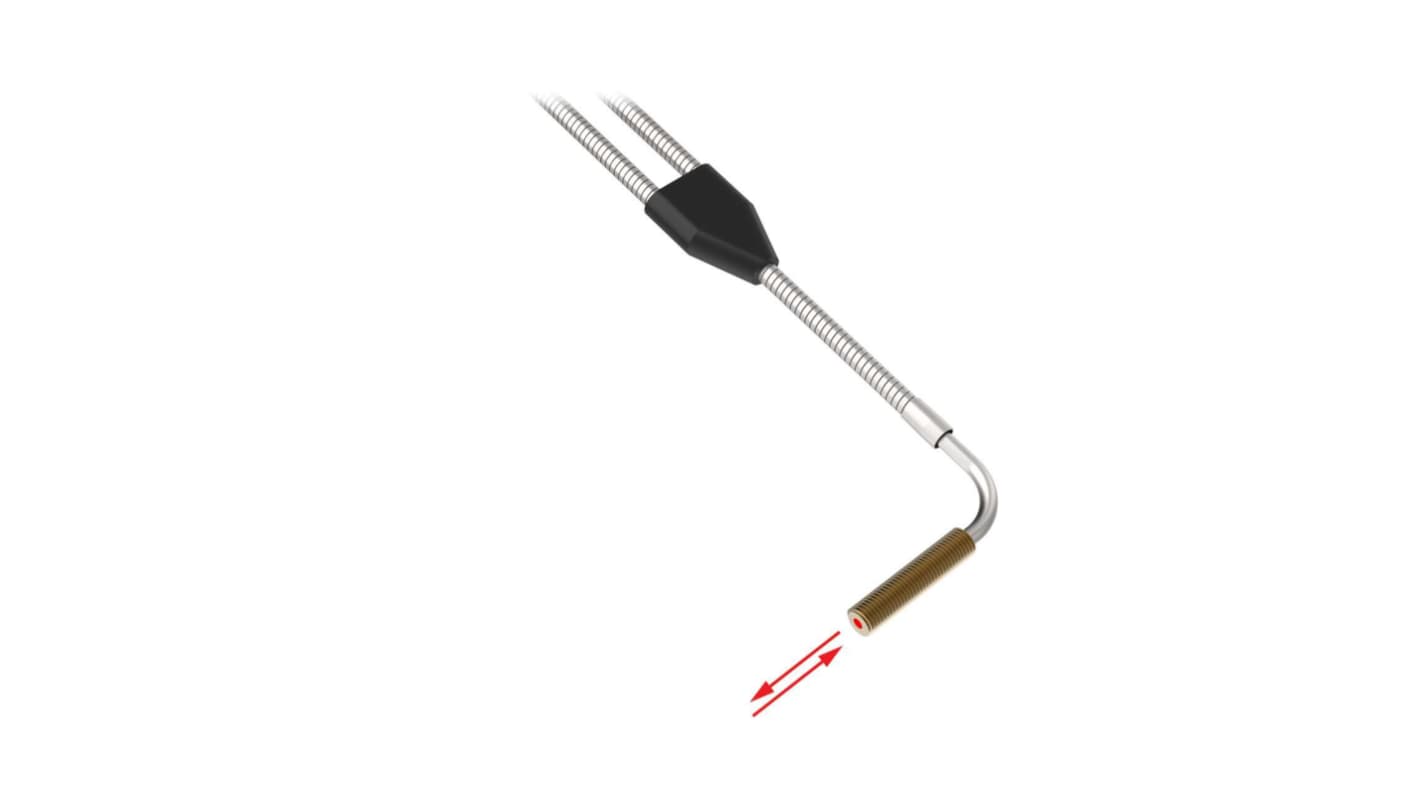 Banner Glass Fibre Optic Sensor 36 mm, NPN/PNP Output, 10 → 30 Vdc, IP67, 10 → 30 V dc