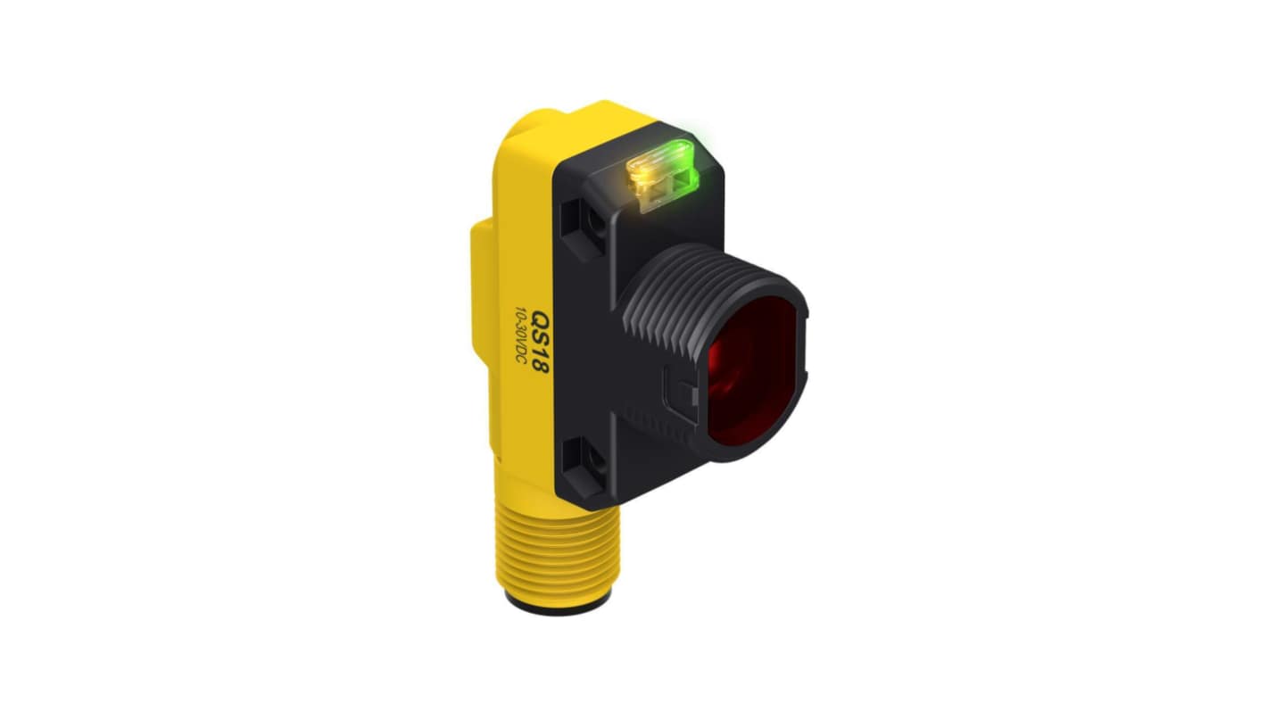 Banner Retroreflective Photoelectric Sensor, Rectangular Sensor, 3000 mm Detection Range