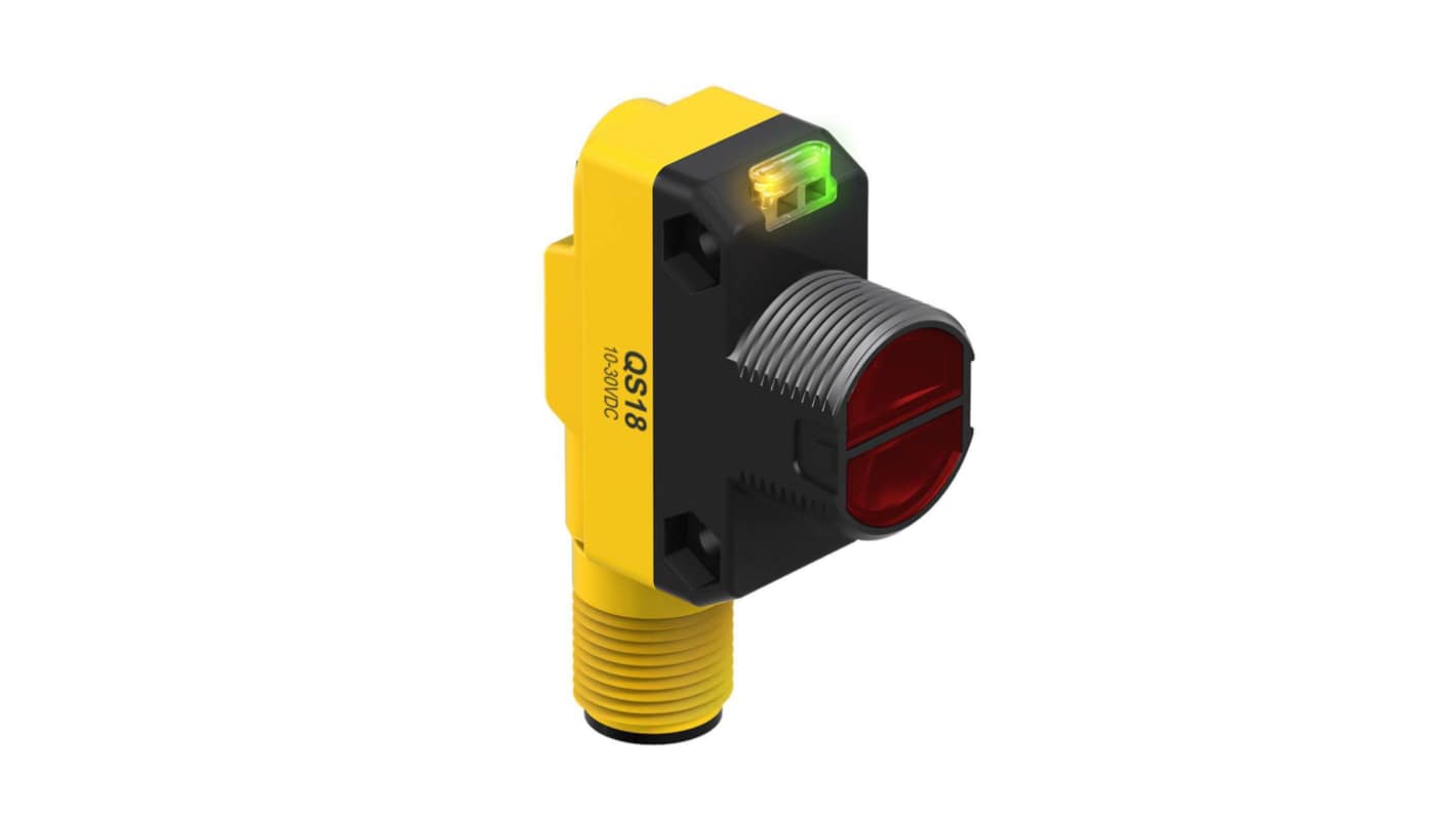Banner diffuse Photoelectric Sensor, Rectangular Sensor, 450 m Detection Range