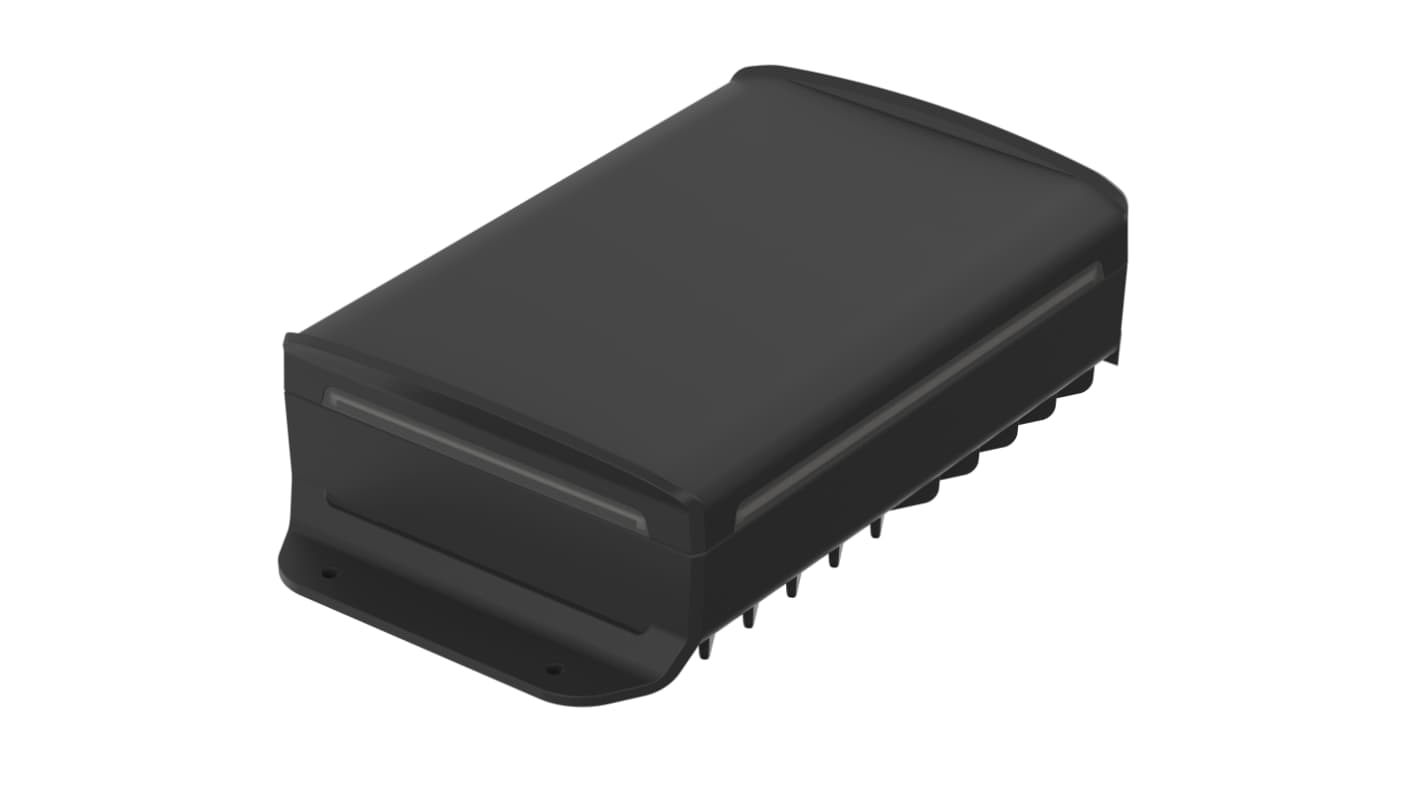 Bopla BoVersa Series Black, Transparent Polycarbonate General Purpose Enclosure, 216 x 120 x 55.5mm