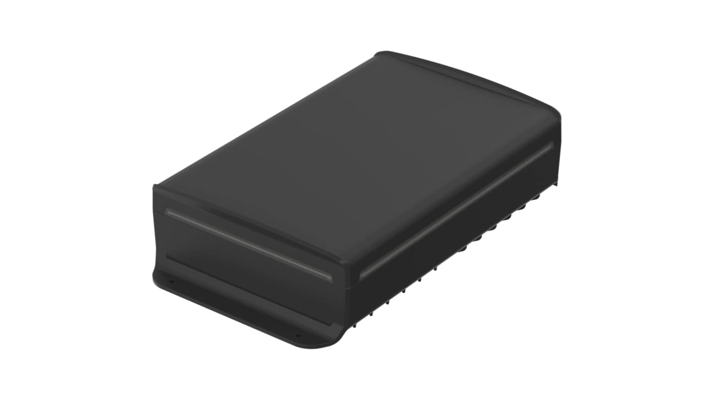 Bopla BoVersa Series Black, Transparent Polycarbonate General Purpose Enclosure, 323 x 185 x 76mm