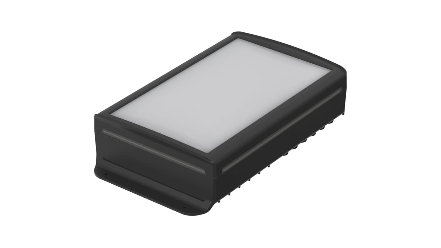 Bopla BoVersa Series Black, Transparent Polycarbonate General Purpose Enclosure, 323 x 185 x 76mm