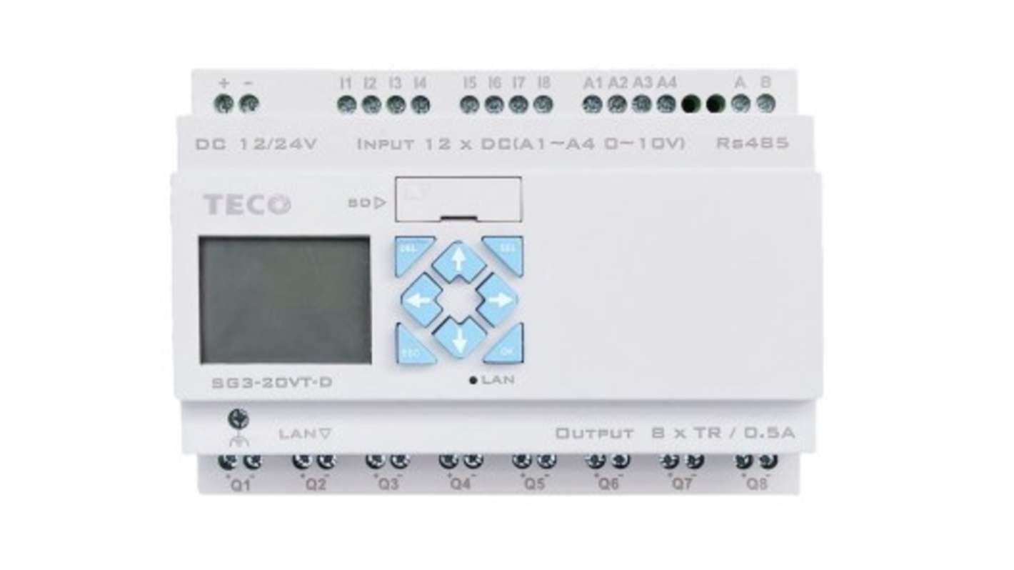 TECO Westinghouse SG3 Series Logic Module for Use with Industrial Automation, 100 → 240 V Supply, Relay Output,