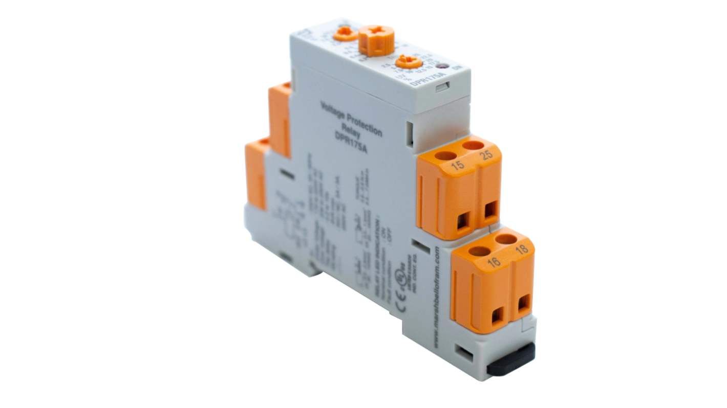 ATC Phase, Voltage Monitoring Relay, 3 Phase, SPDT, 236 → 290V ac, DIN Rail