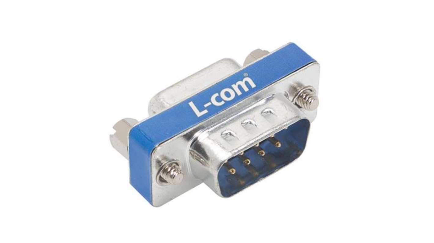 L-Com DGF 9 Way Screw D-sub Connector Socket, with Jack Screw