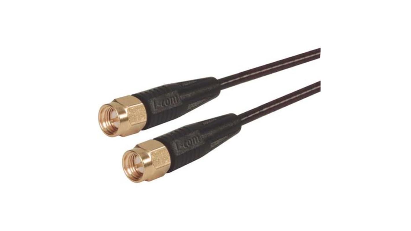 L-Com CC174 Series Male SMA to Male SMA, 5ft, RG174 Coaxial, Terminated50 ohms