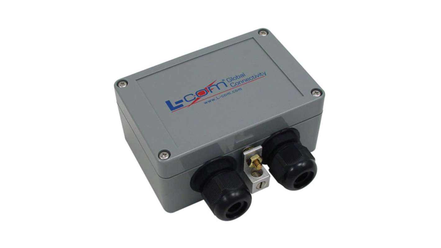 L-Com ALS Series Female RJ Connector, Plug-In, Cat6 Straight 2 Port 2 -Way