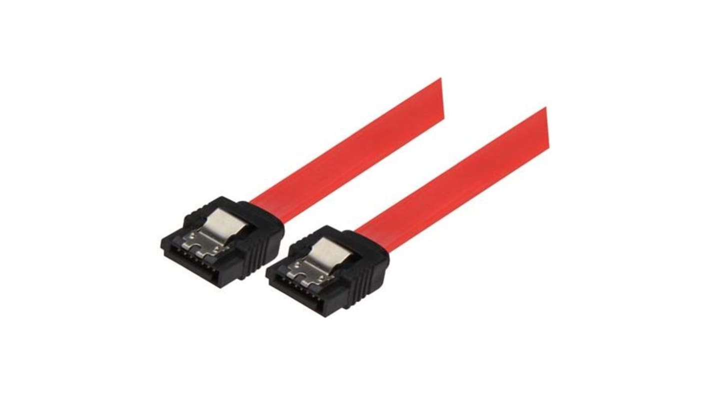 L-Com Female SATA Data to Female SATA Data  Cable, 914.4mm