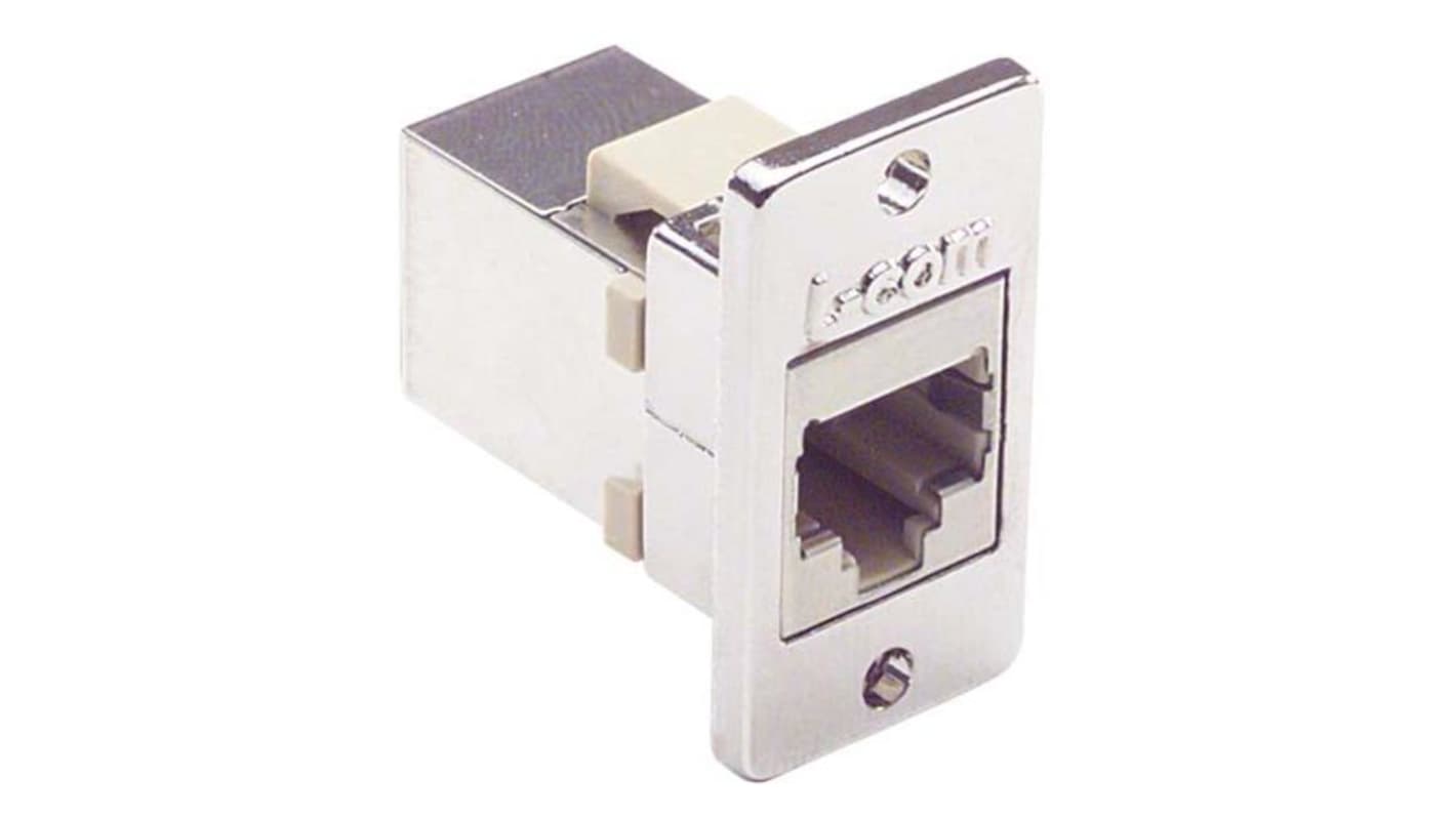 L-Com ECF Series Single-Port RJ45 Ethernet Coupler, Cat3, Shielded