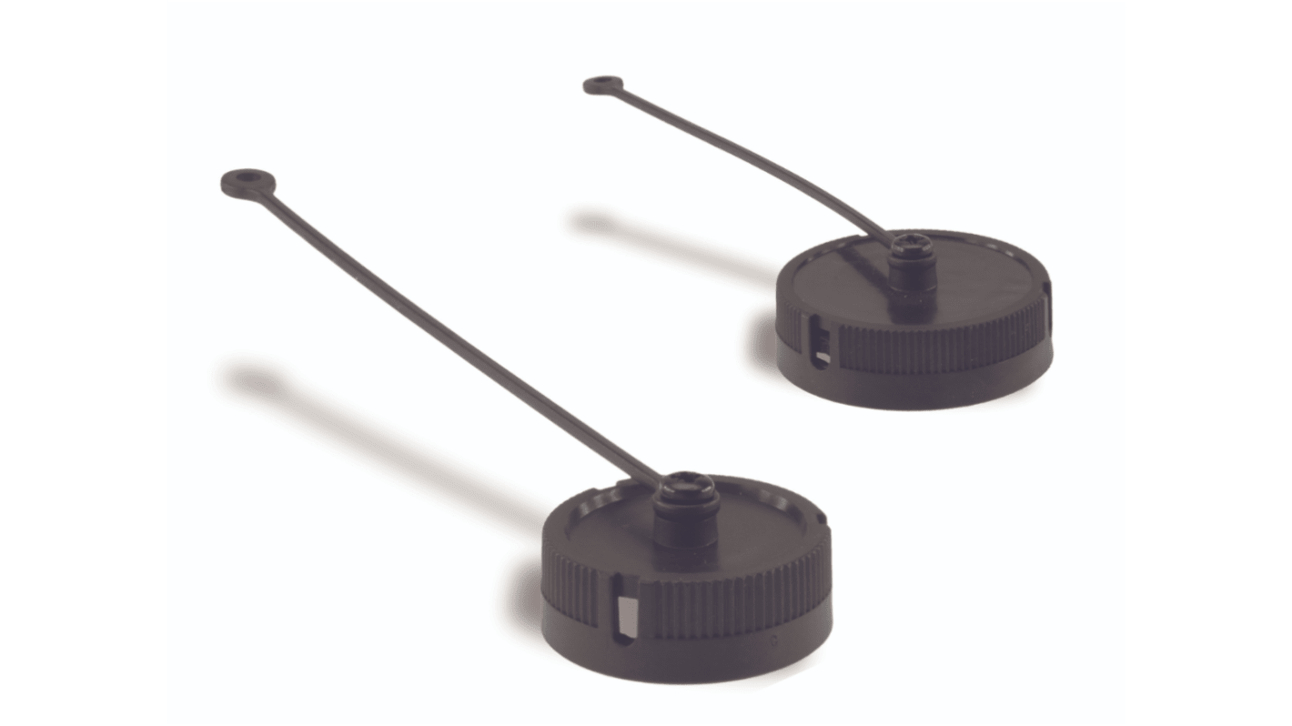 ITT Cannon Metal Protecting Caps for Receptacles, Shell Size 23.4mm for use with Circular Connector