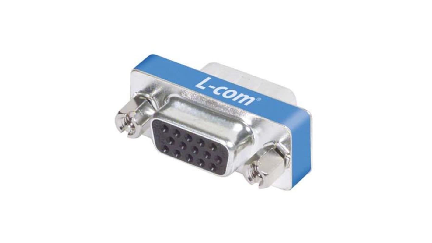 L-Com D Sub Adapter Female 9 Way D-Sub to Female