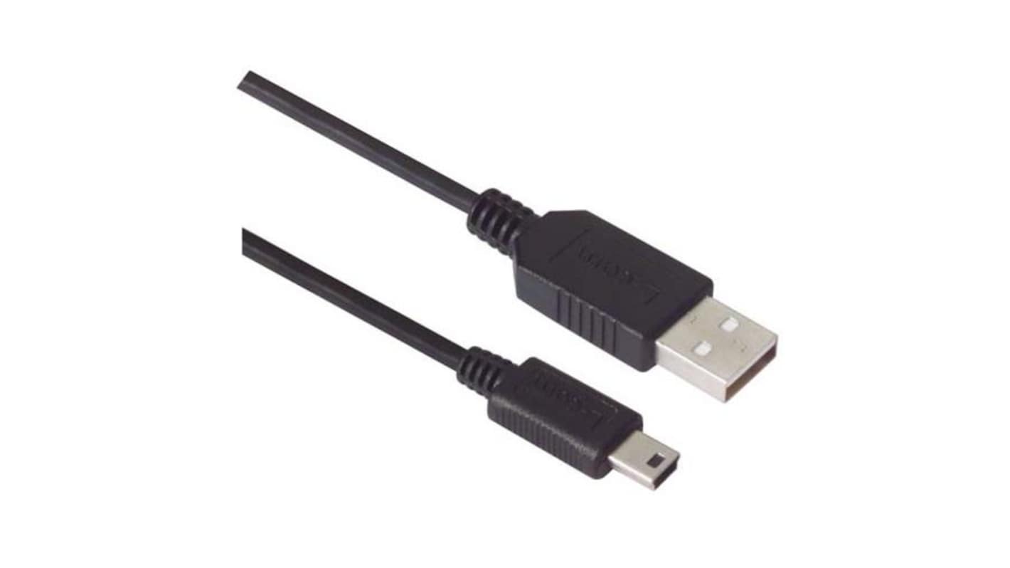 L-Com USB 2.0, Male USB to Male USB B, 800mm