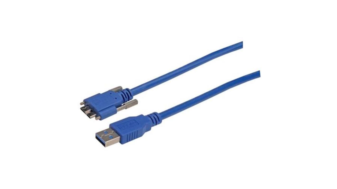 L-Com USB 3.0, Male USB to Male USB, 300mm