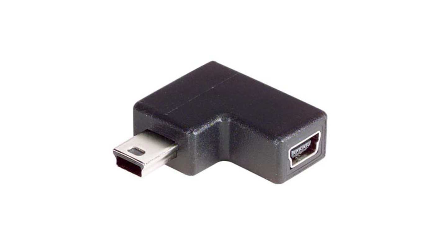 L-Com Right Angle, Panel Mount, Plug- Single Port Type Type B USB Connector