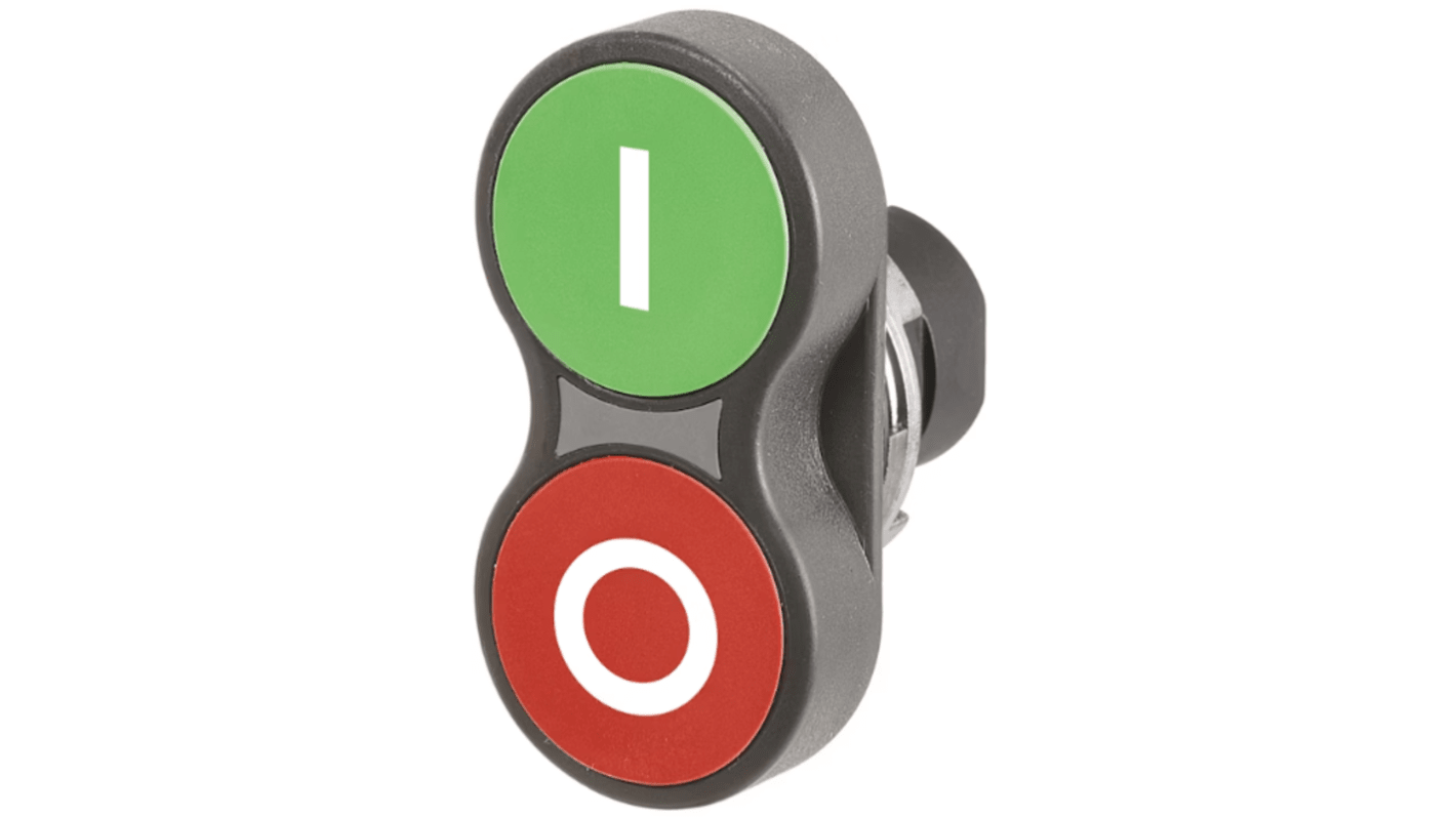 EAO Pushbutton Actuator for Use with Momentary Action Actuator