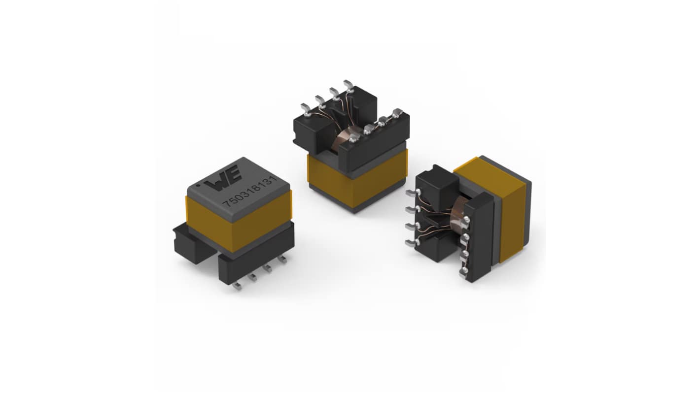 1 Output 2.7W Flyback Gate Drive Transformer, 7 → 31V, 27V, 10μH