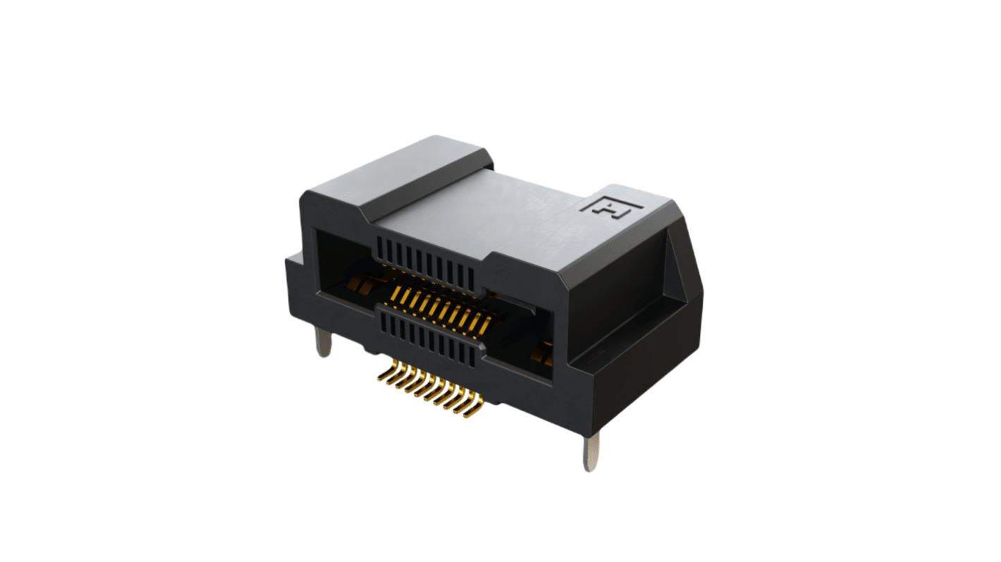HARWIN 20p双排排针 水平, 0.5mm间距, SMT安装, FLECTO系列