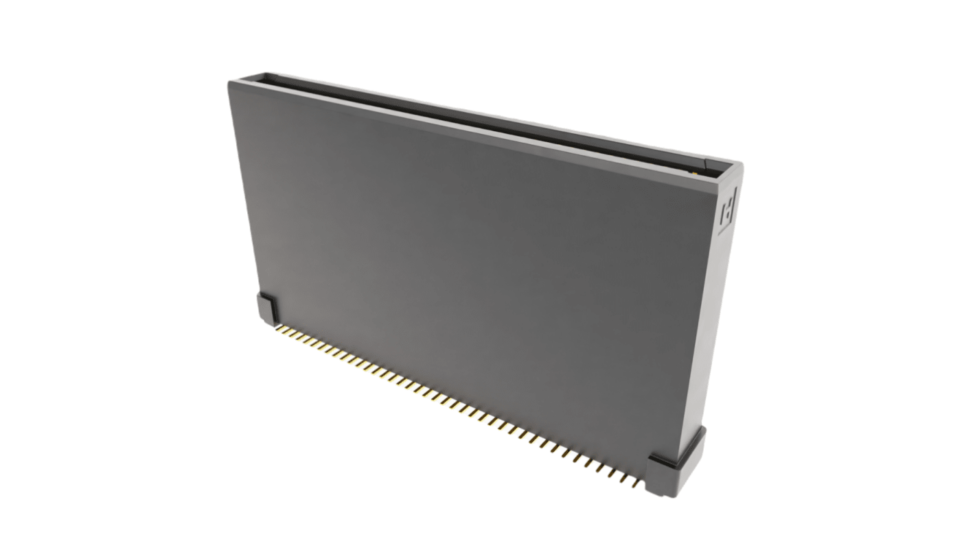 HARWIN FLECTO Series Vertical SMT Mount PCB Header, 80 Contact(s), 0.8mm Pitch, 2 Row(s), Shrouded