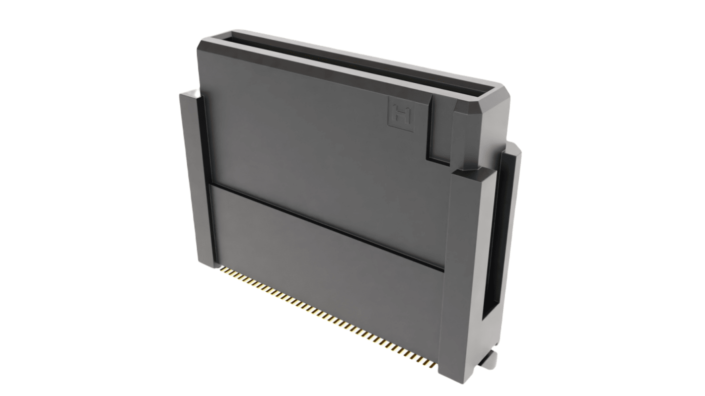 HARWIN FLECTO Series Vertical SMT Mount PCB Header, 80 Contact(s), 0.5mm Pitch, 2 Row(s), Shrouded