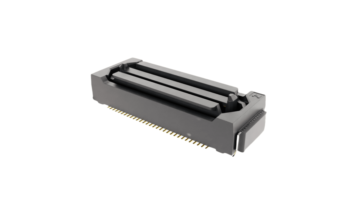 HARWIN FLECTO Series Vertical SMT Mount PCB Header, 60 Contact(s), 0.635mm Pitch, 2 Row(s), Shrouded