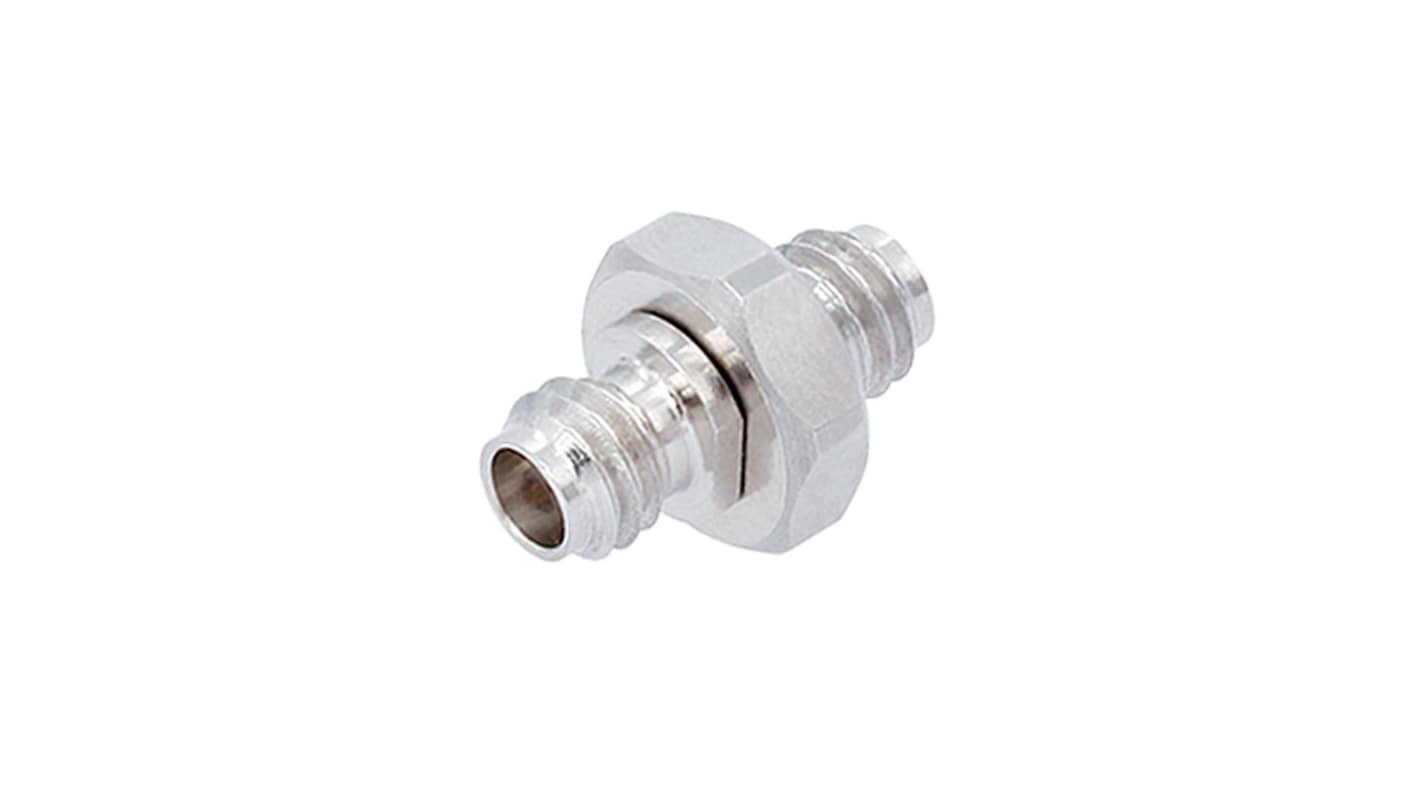 Molex Straight 50Ω Coaxial Adapter 1 mm Jack Jack to 1 mm Jack Jack 110GHz