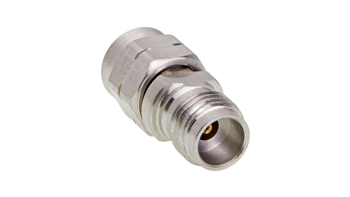 Koaxiális adapter Egyenes, 50Ω, Dugó → Jack dugó, 50GHz