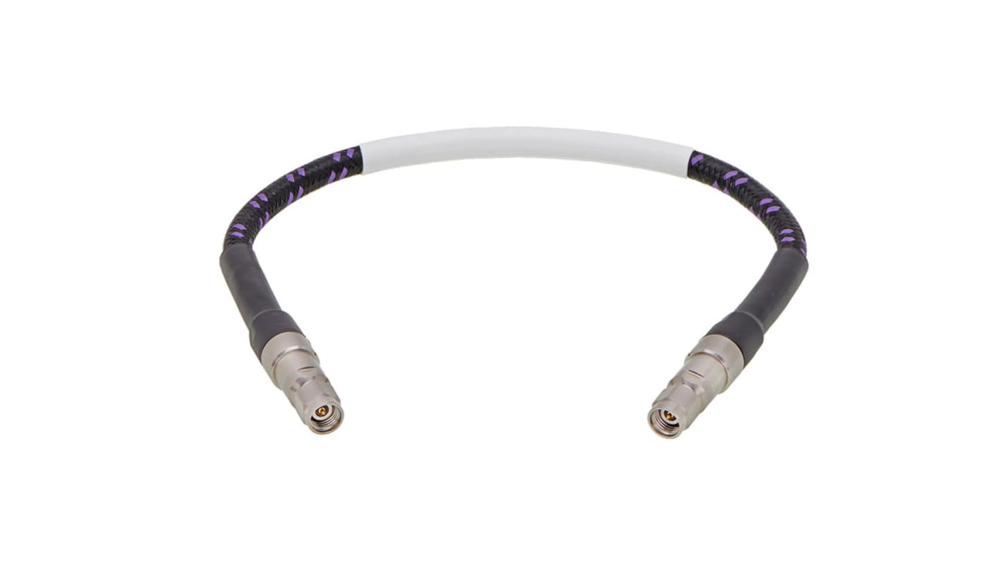 Molex 73239 Series Male 2.92 mm Plug to Male 2.92 Armored Plug, 609.6mm, MXR 100 Coaxial, Terminated50 Ω