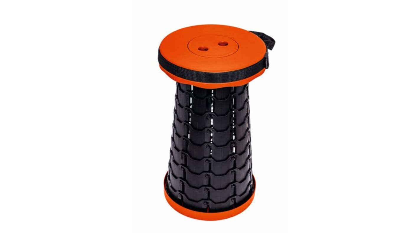 Avit Polypropylene Steps 60 → 460mm Platform Height, Black, Orange