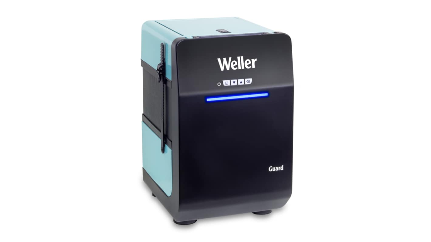 Weller Zero Smog Guard, 230V Solder Fume Extractor, Gases, Solvents, Welding Fumes, 74W, Type F - Schuko plug, Type G -