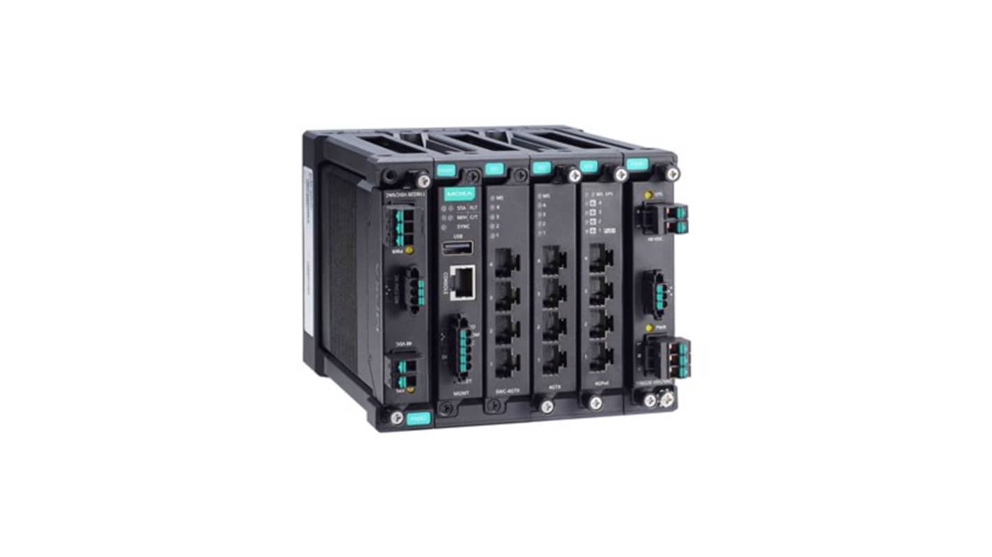 MOXA MDS-G4012-L3-T, Managed 12 Port Network Switch With PoE Type A