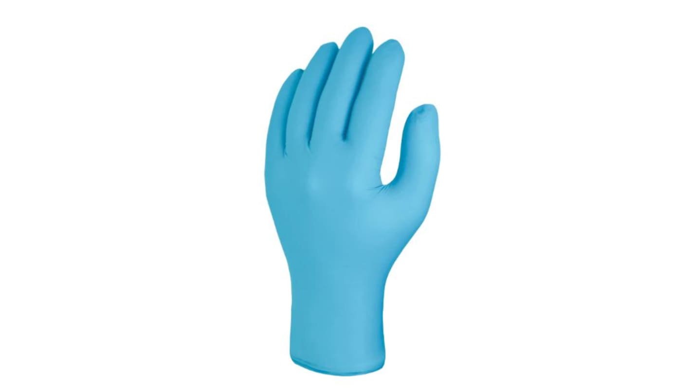 Skytec TX424 Blue Powder-Free Nitrile Disposable Gloves, Size 11, 90Pairs per Pack