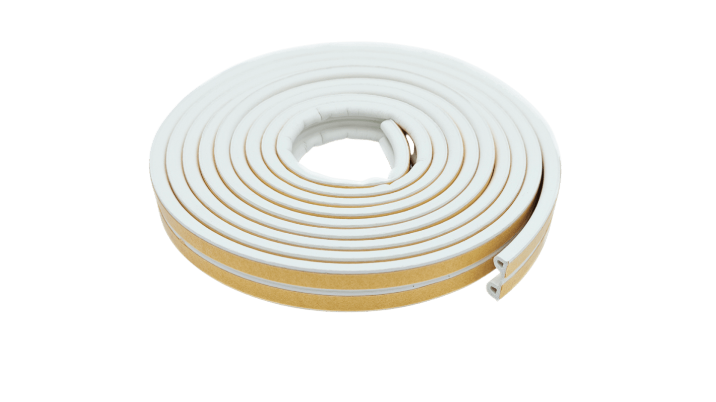 RS PRO White Foam Tape, 9mm x 16.5m, 5.5mm Thick