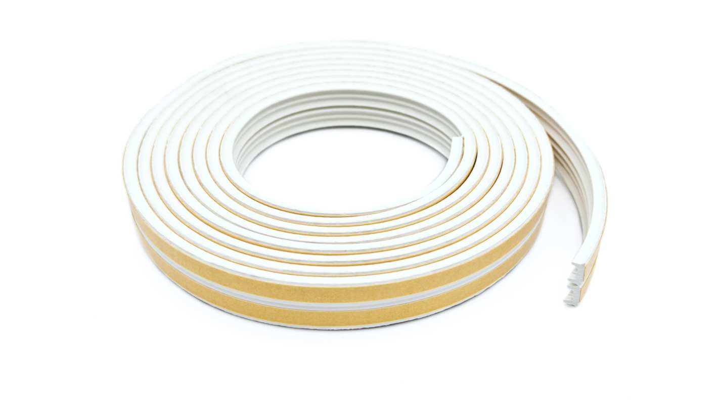 RS PRO White Foam Tape, 9mm x 16.5m, 3mm Thick