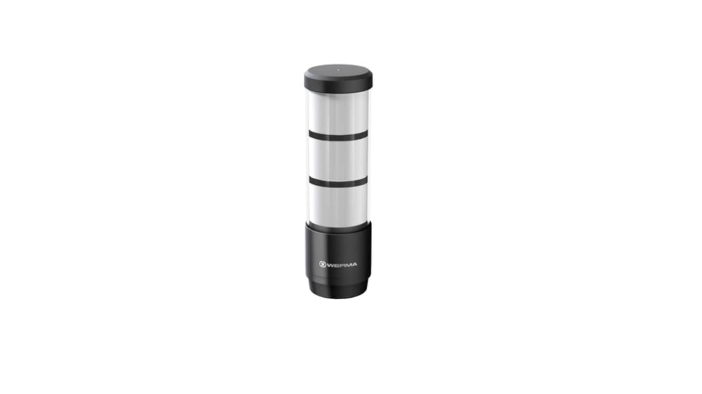 Werma RST 56 Series Green, Red, Yellow Buzzer Signal Tower, 3 Lights, 24 V, Base Mounting