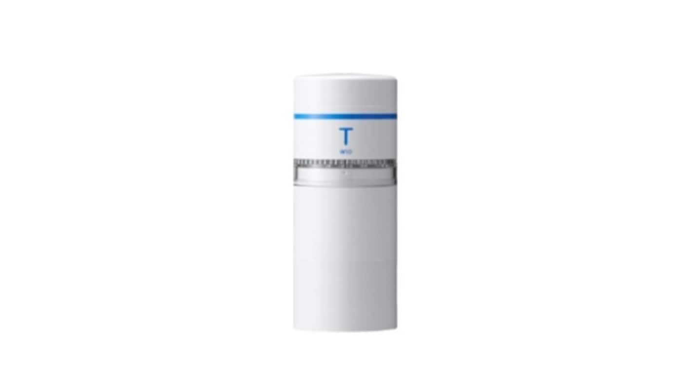 Patlite WIO-B1T Series Signal Tower for Use with LR6, 24 V dc, LED Bulb, DC, IP65