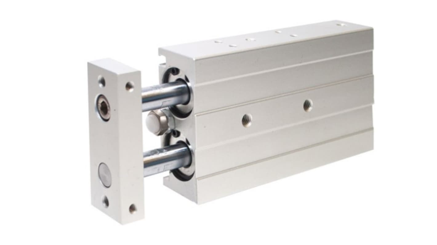 RS PRO Pneumatic Guided Cylinder - 16mm Bore, 40mm Stroke, Double Acting