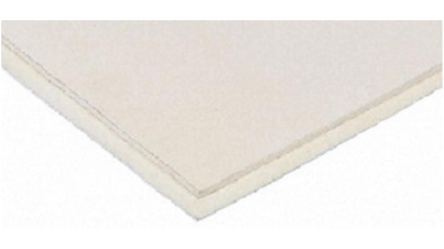 RS PRO White Rubber Nitrile Rubber (NBR) Sheet, 1.4m x 1m x 6mm