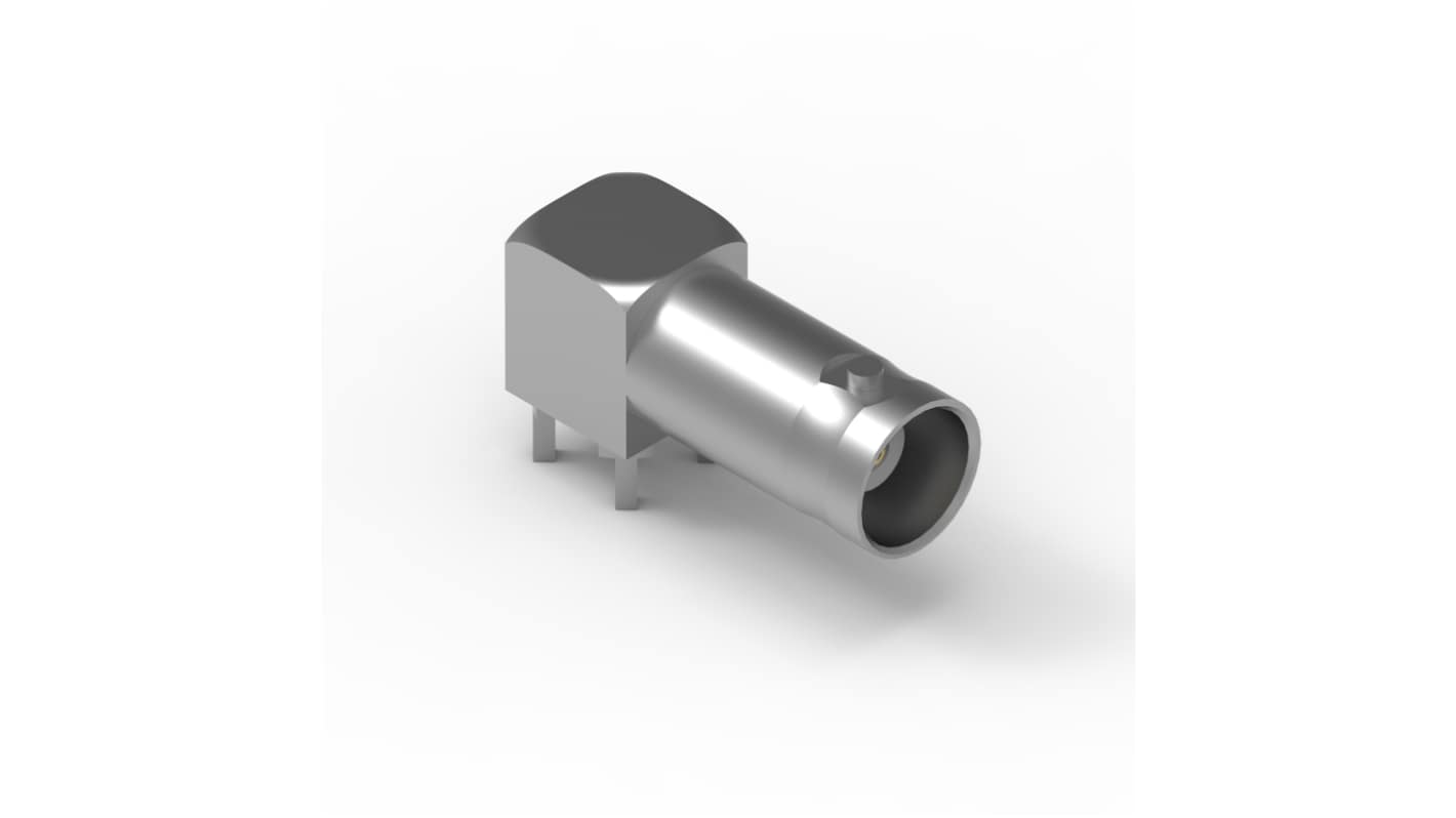 Wurth Elektronik 6071 Series, Jack Through Hole BNC Connector, Solder Termination, Right Angle Body