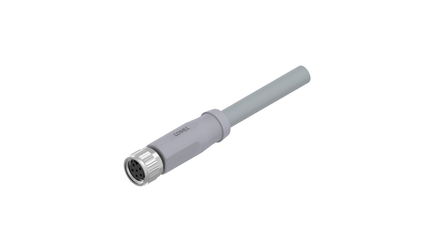 Kabel do siłownika/czujnika Złącze A M8 liczba rdzeni 6 długość 5m Rodzaj A Żeńskie