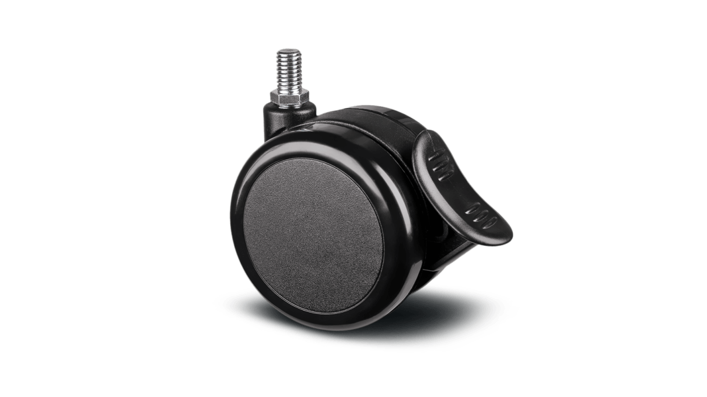 Tente Braked Swivel Castor Wheel, 50kg Capacity, 75mm Wheel