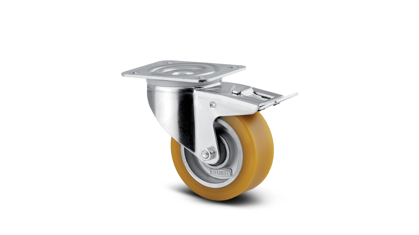 Ruota per carrelli orientabile con freno Tente, Ø 100mm, 250kg