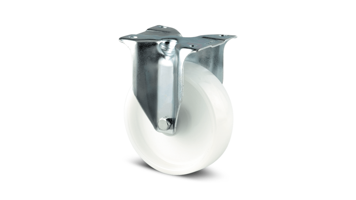 Tente Fixed Castor Wheel, 350kg Capacity, 200mm Wheel