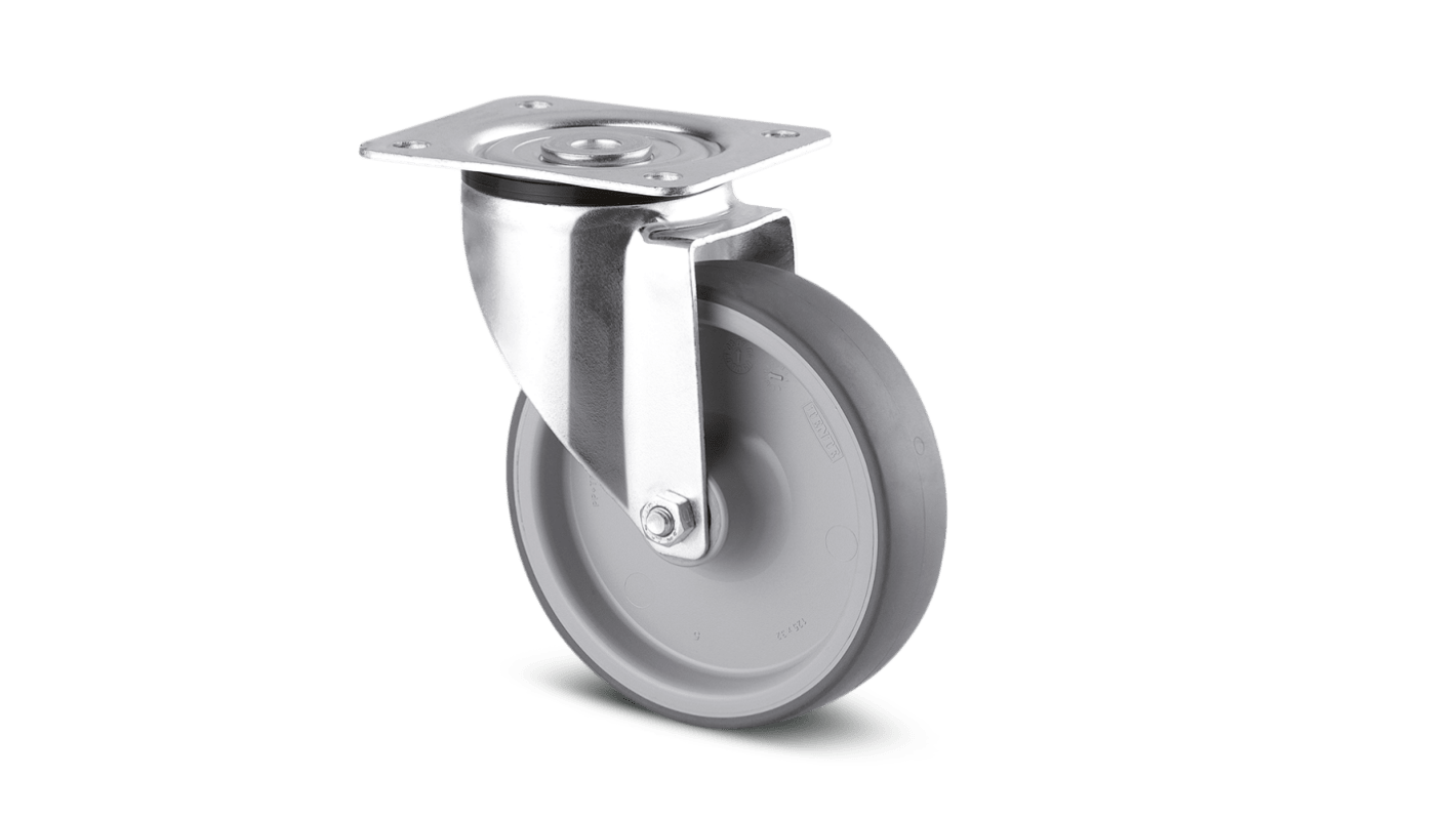 Tente Swivel Castor Wheel, 100kg Capacity, 125mm Wheel