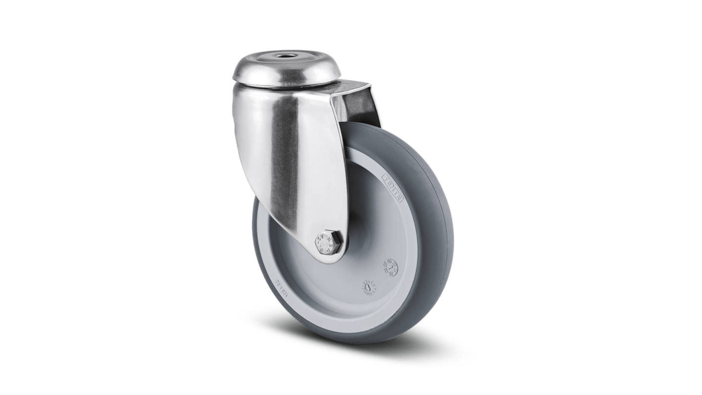 Koło samonastawne średnica kabla 100mm Tente 80kg wysokość całkowita 135mm