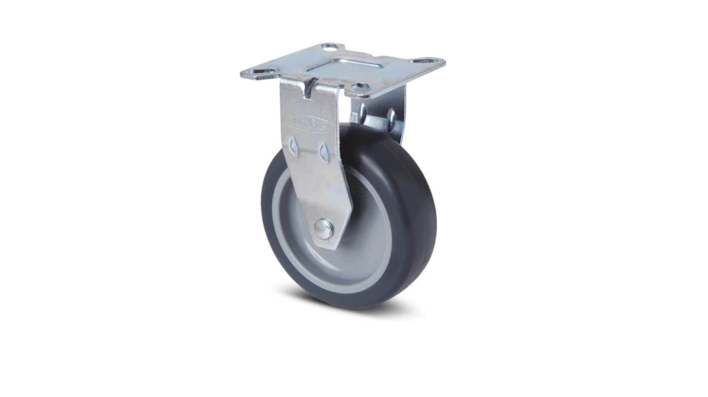 Tente Fixed Castor Wheel, 60kg Capacity, 75mm Wheel