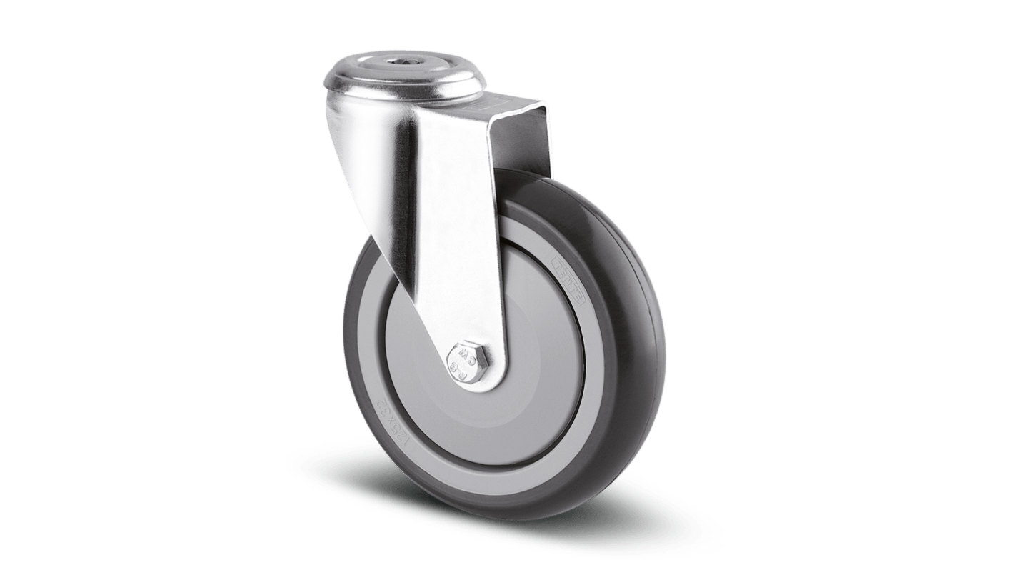 Tente Swivel Castor Wheel, 80kg Capacity, 125mm Wheel