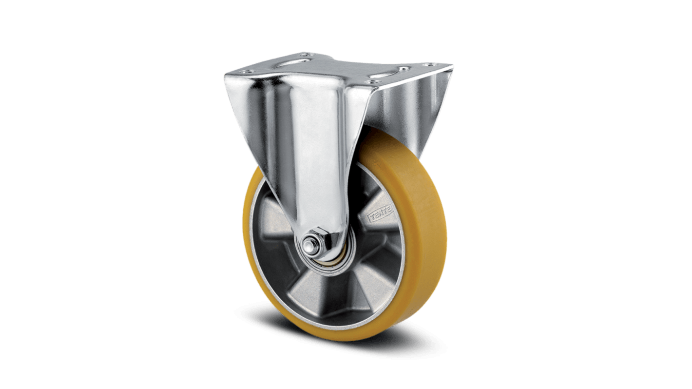 Tente Fixed Castor Wheel, 350kg Capacity, 200mm Wheel