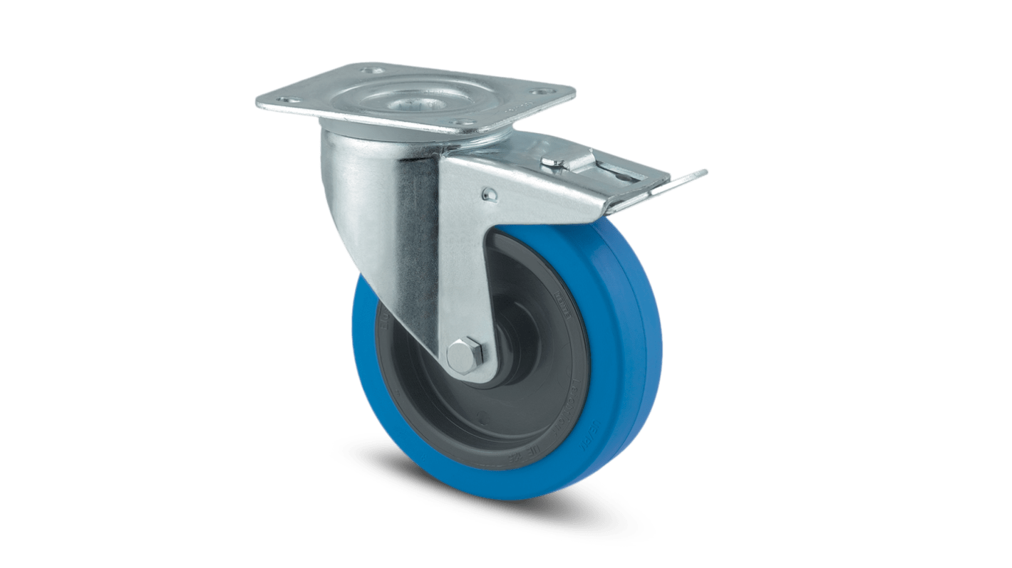 Ruota per carrelli orientabile con freno Tente, Ø 125mm, 250kg