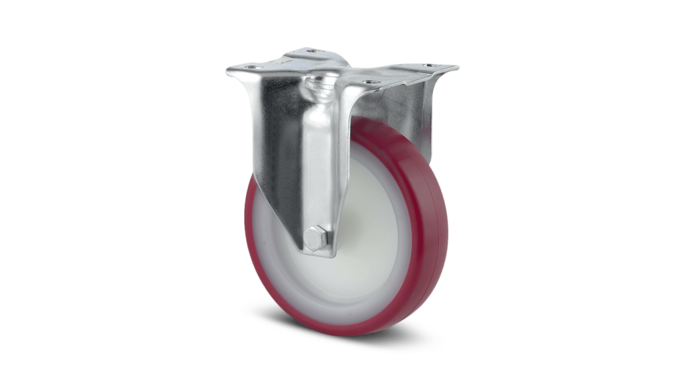 Tente Fixed Castor Wheel, 350kg Capacity, 160mm Wheel